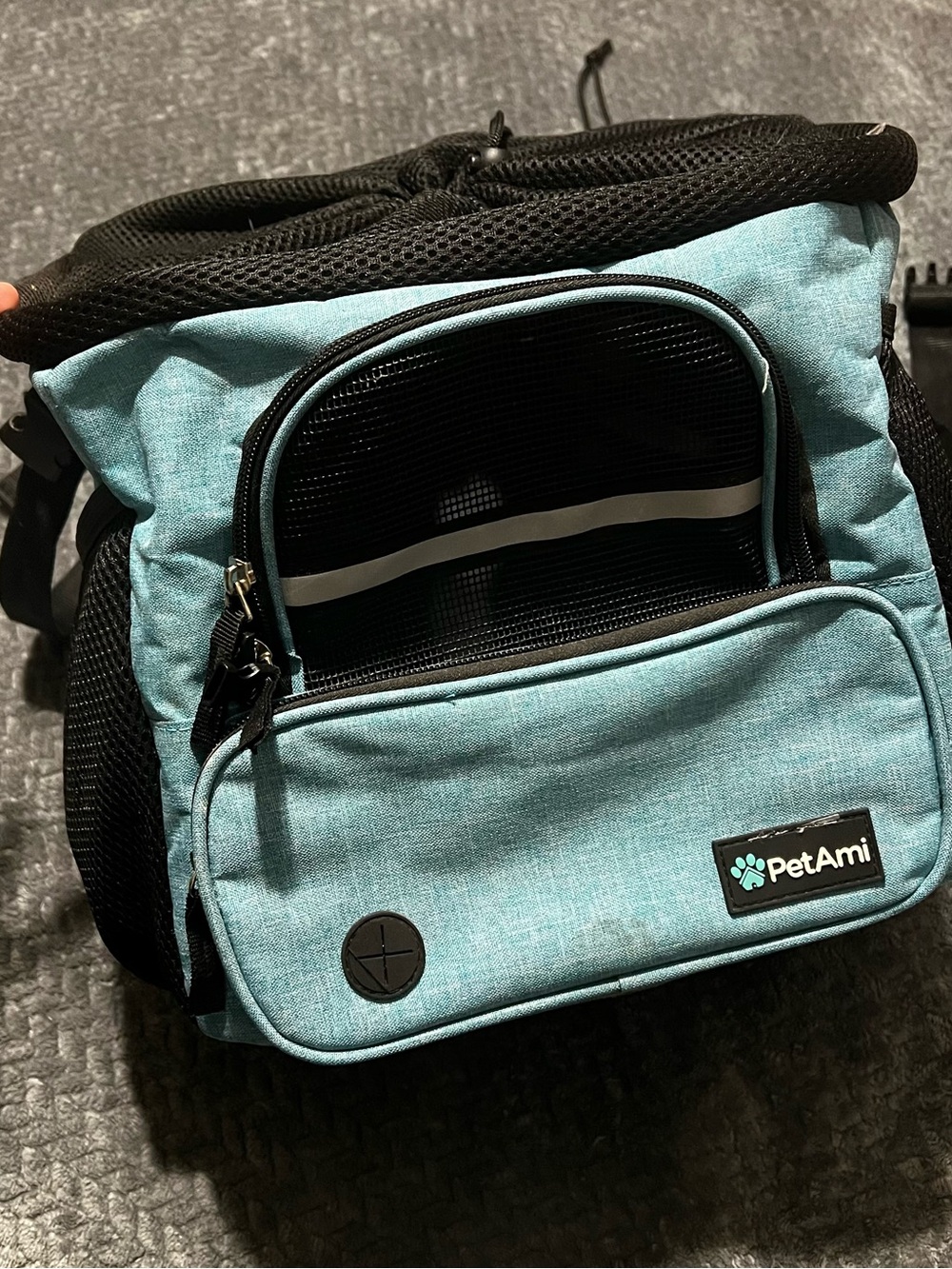 Teal Dog Carrier Backpack - Comfortable Travel Pet Backpack